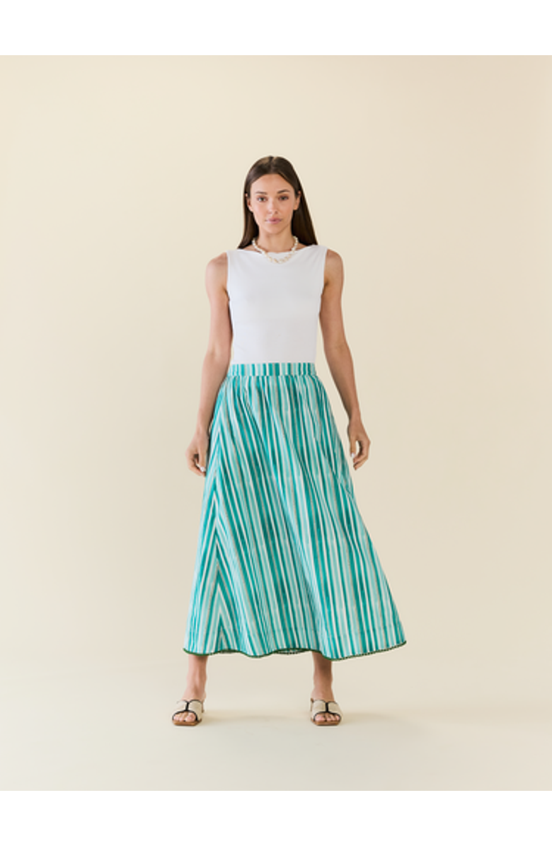 Eddy Daisy Dress x Charli Evans, Alternate, color, Dunmore Blue Stripe