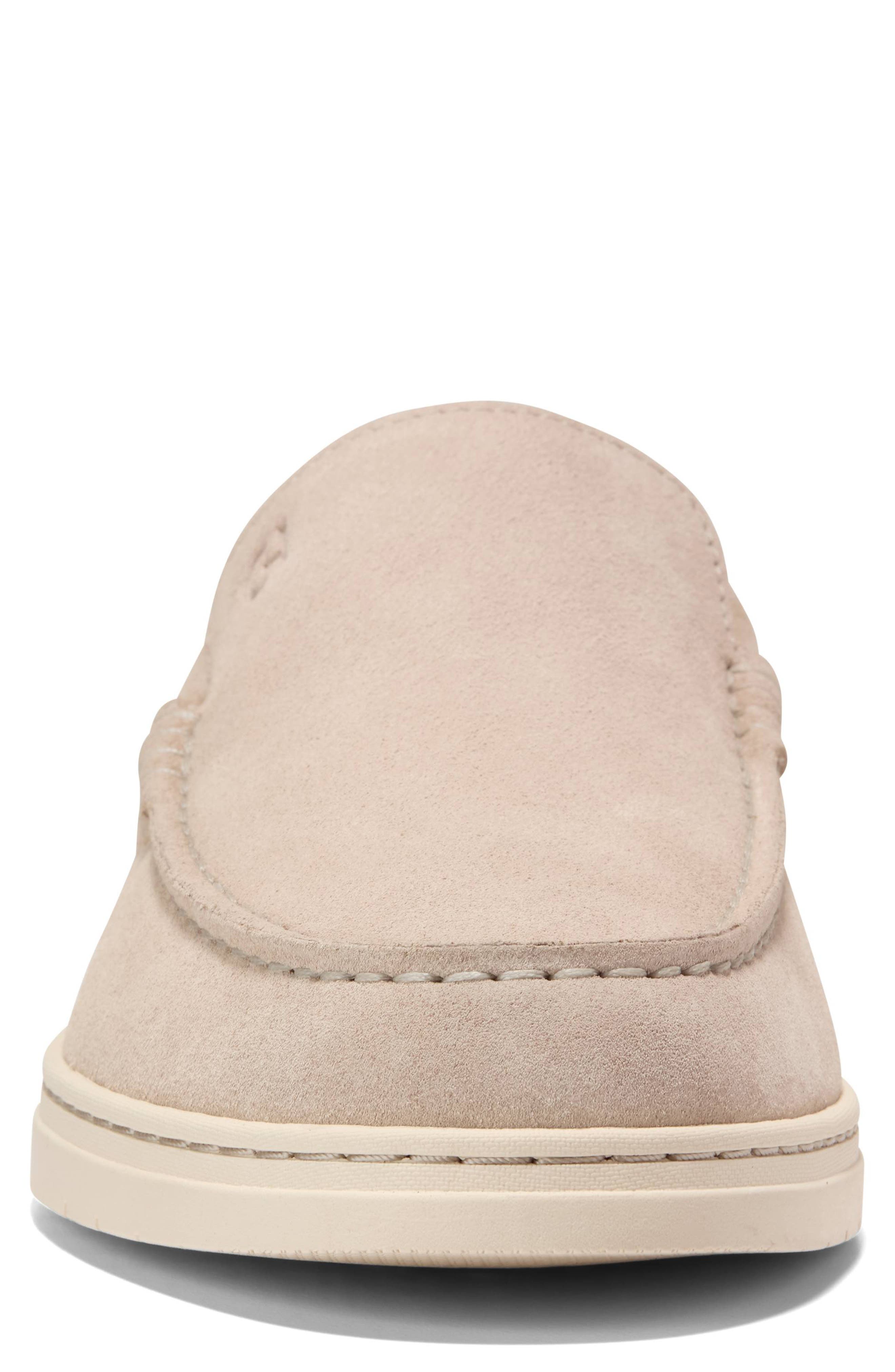 Greenwich Grand Venetian Loafer, Alternate, color, OXFORD TAN SUEDE / IVORY