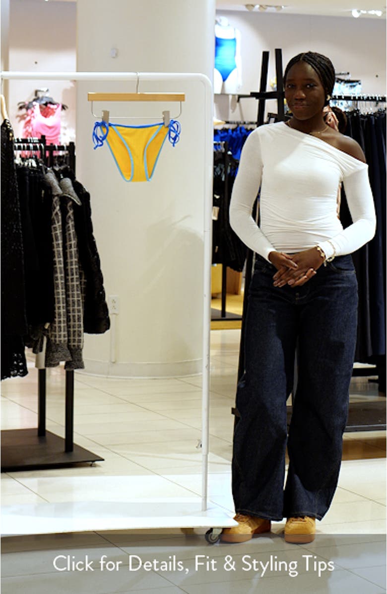 Crinkle Crush Reversible Side Tie Bikini Bottoms, sales video thumbnail