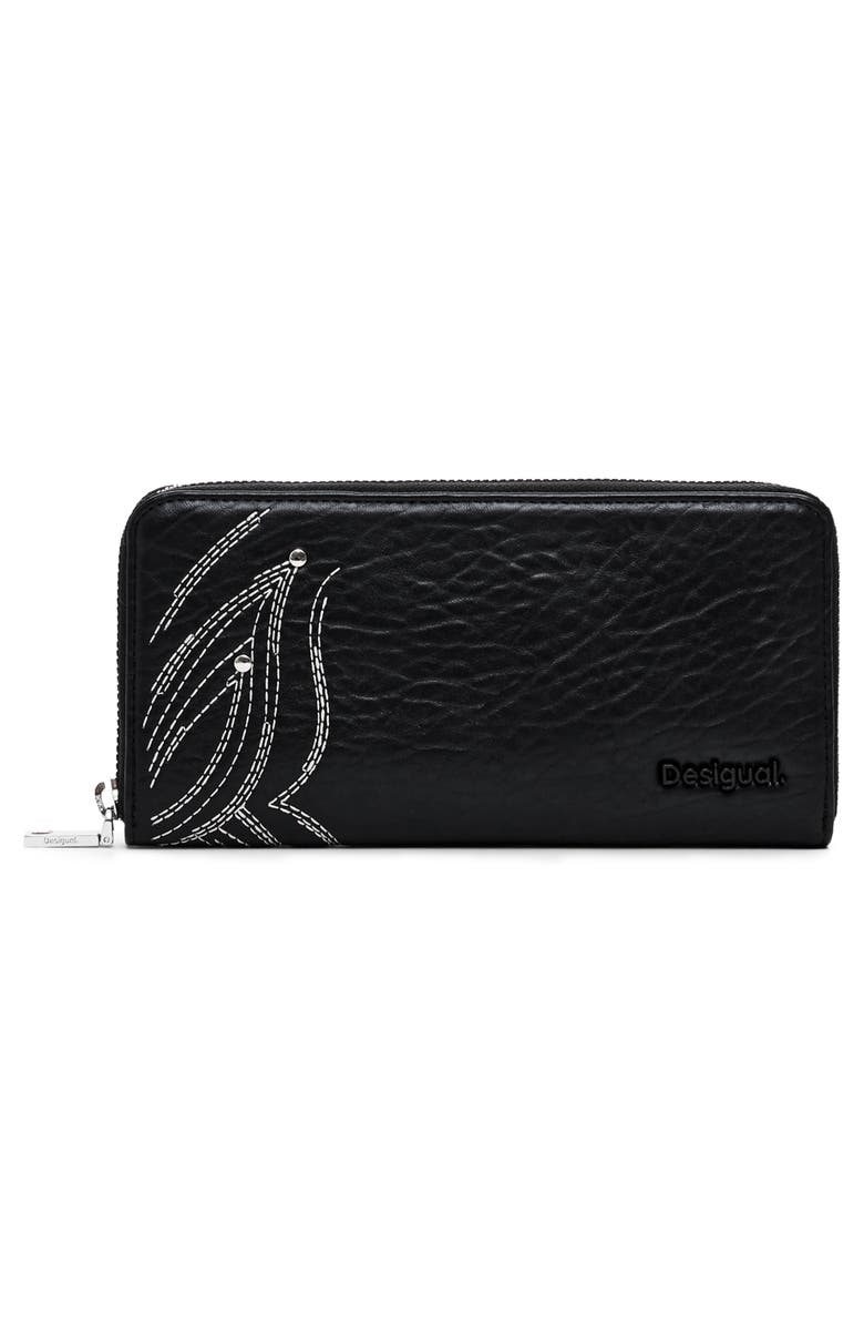 Desigual Goodall Faux Leather Wallet, Main, color,