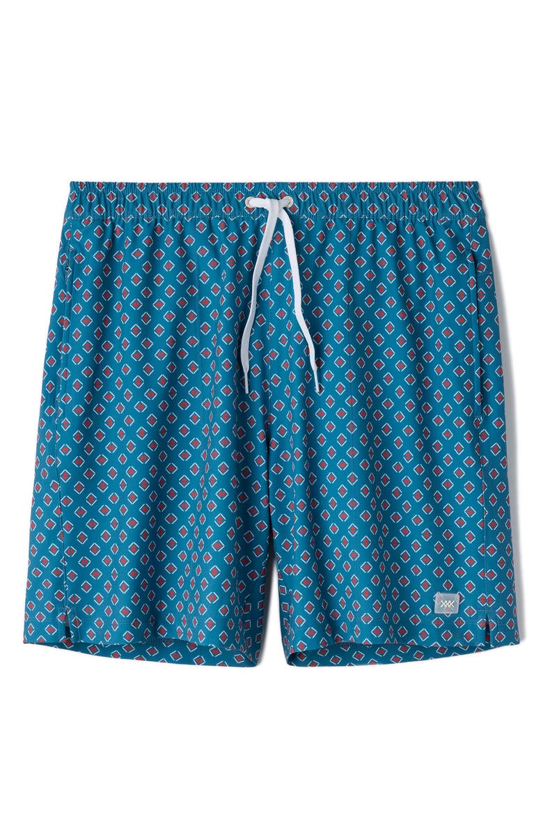 Rhone R & R 7.5-Inch Swim Trunks, Alternate, color, Ash Blue Geo