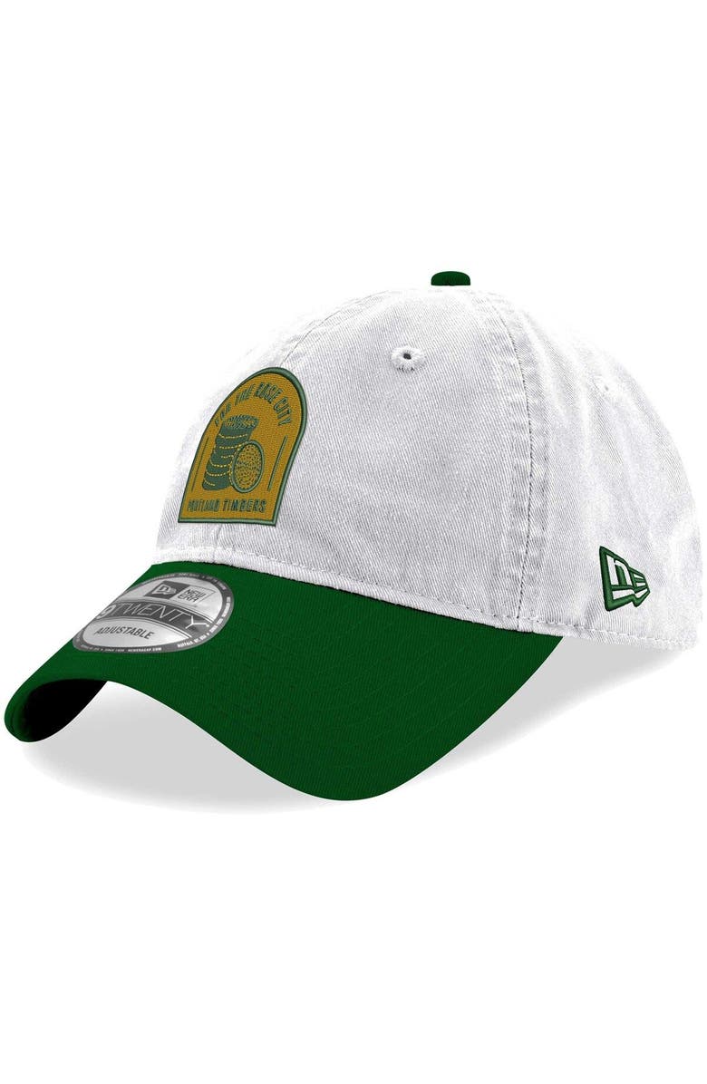 New Era Men's New Era White Portland Timbers Jersey Hook 9TWENTY Adjustable Hat, Alternate, color, 