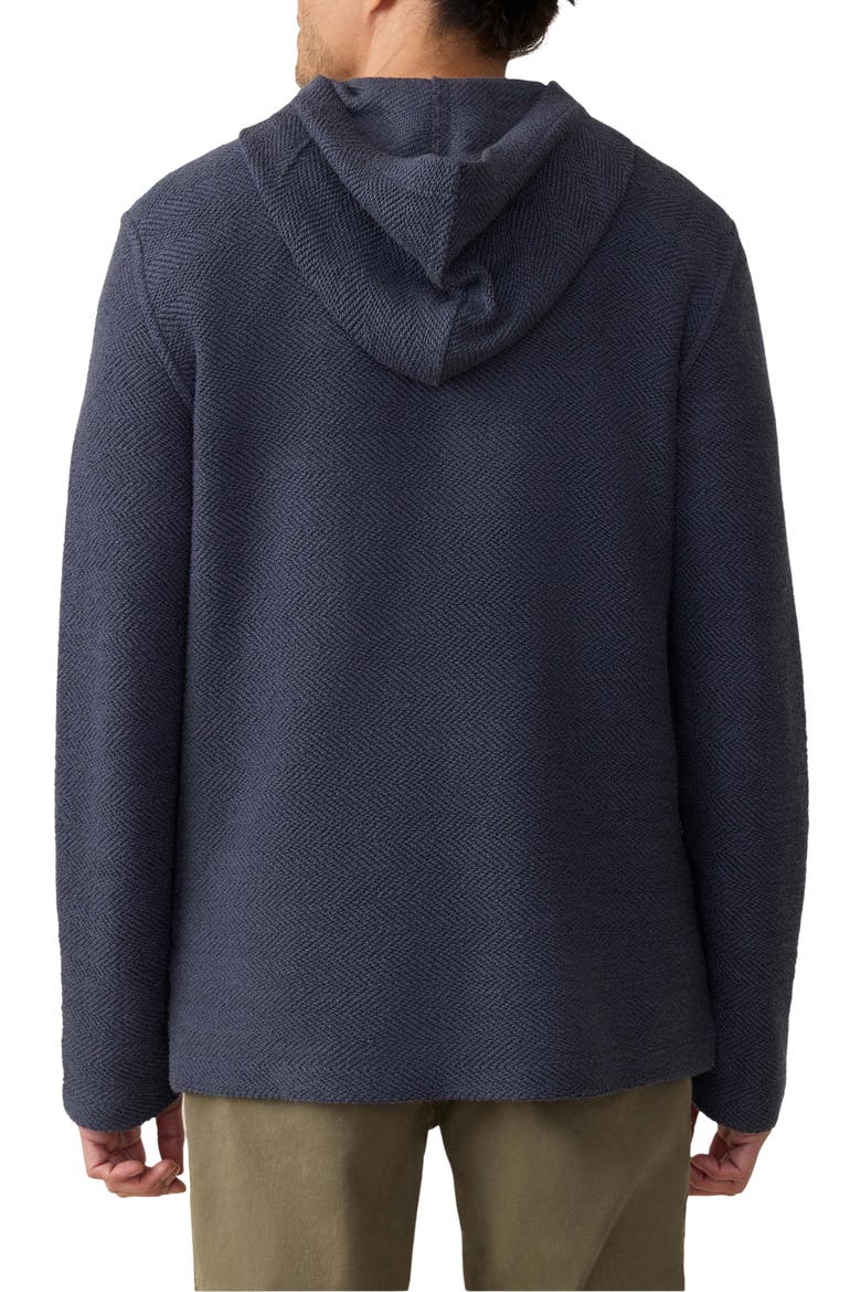 Whitewater Organic Cotton Blend Hoodie, Alternate, color, FJORD