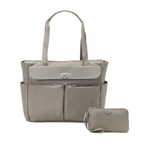 Coastal Flip Lock Tote