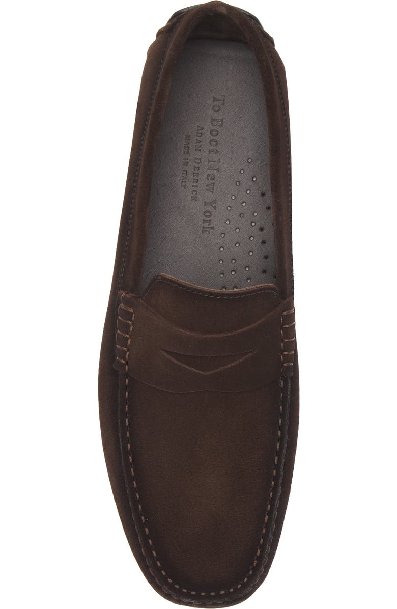 TO BOOT NEW YORK Adelaide Penny Driving Loafer, Alternate, color, Brown/ Brown