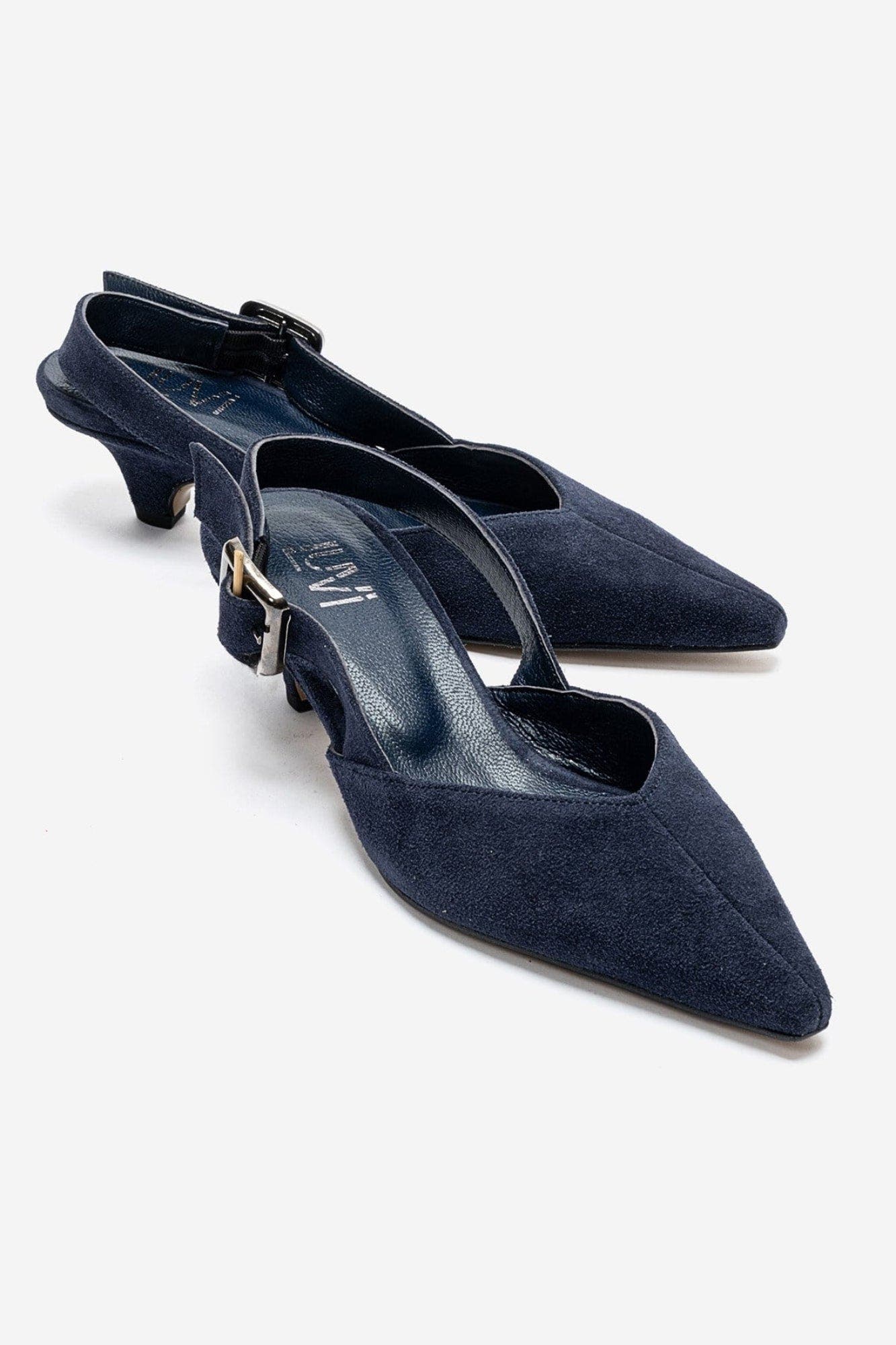 Navy Suede