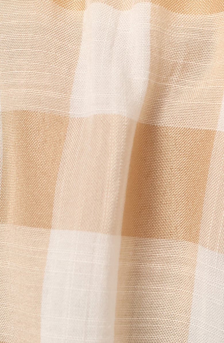 Petal & Pup Jemmy High Waist Shorts, Alternate, color, Beige Check