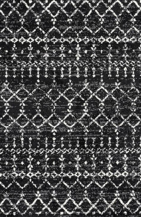Moroccan HYPE Boho Vintage Diamond Area Rug