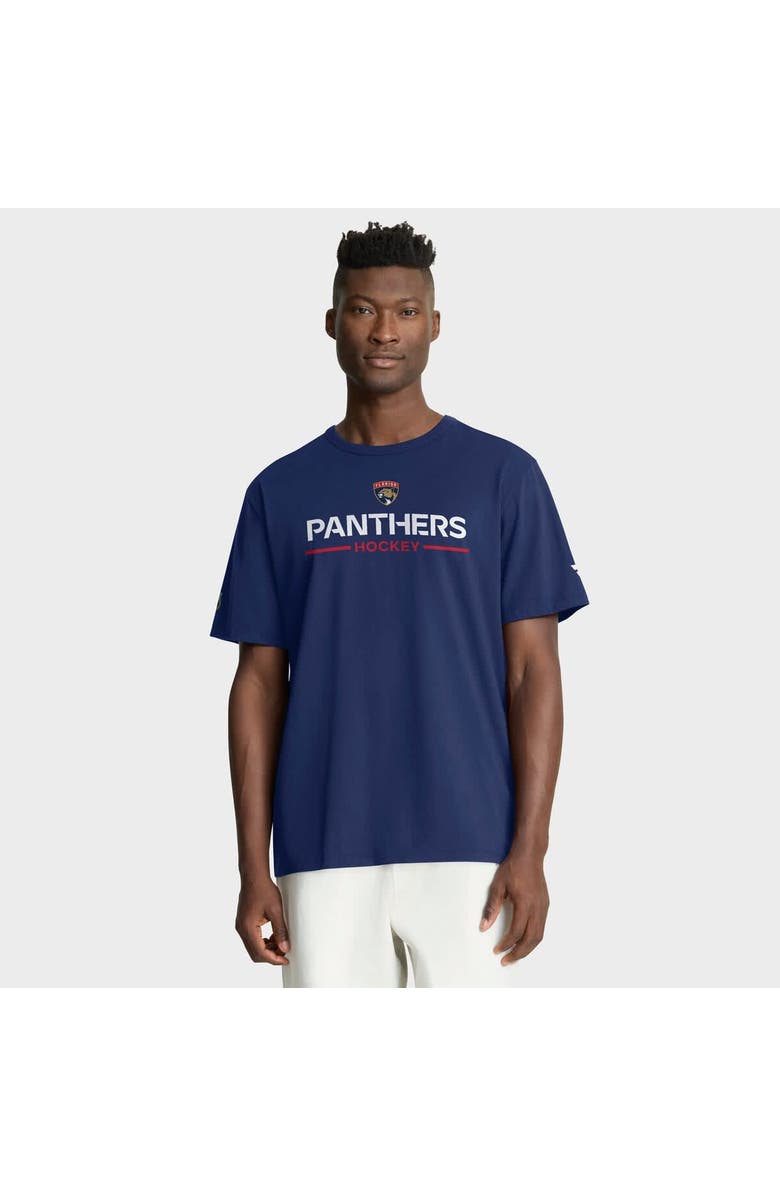 FANATICS Men
s Fanatics Navy Florida Panthers Authentic Pro Primary T-Shirt, Main, color, Navy