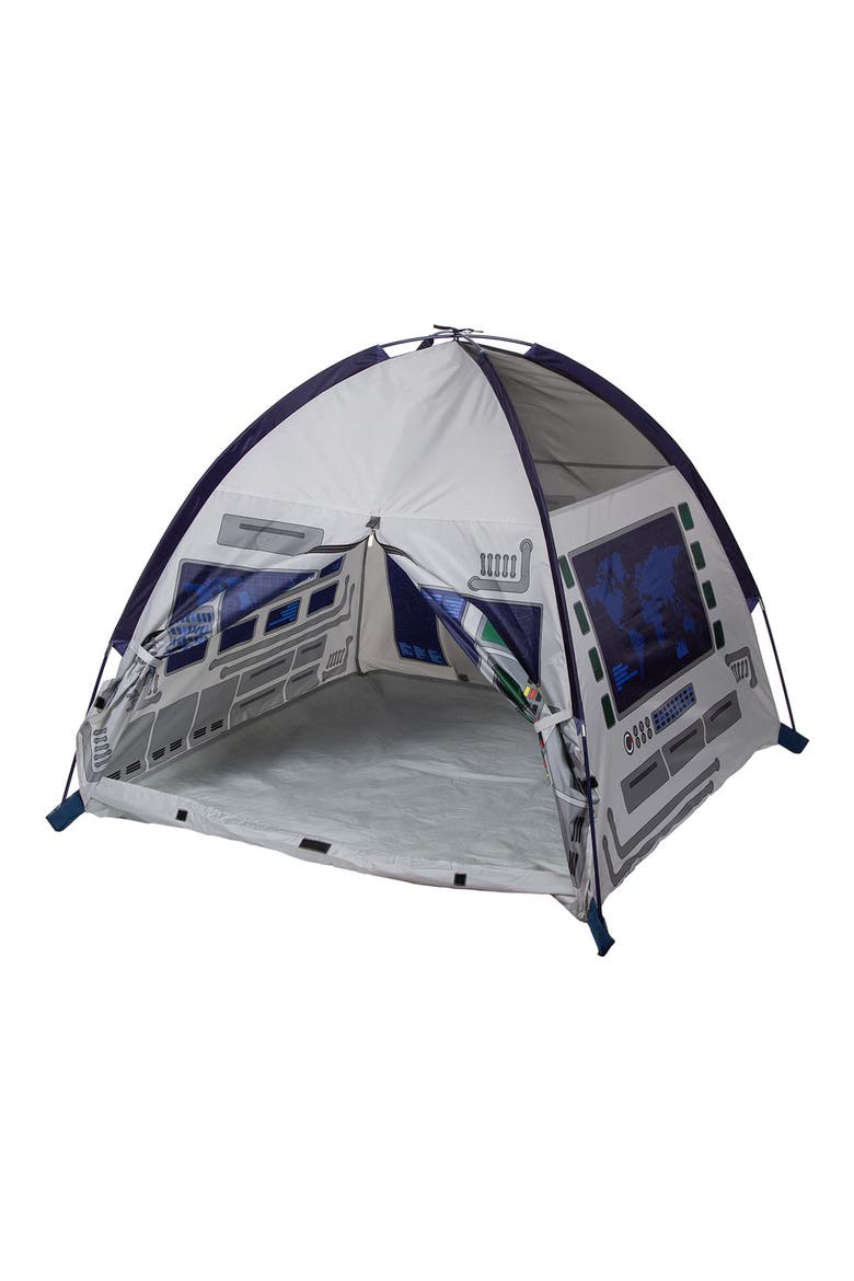Command Center Play Tent with Tunnel, Alternate, color, GREY