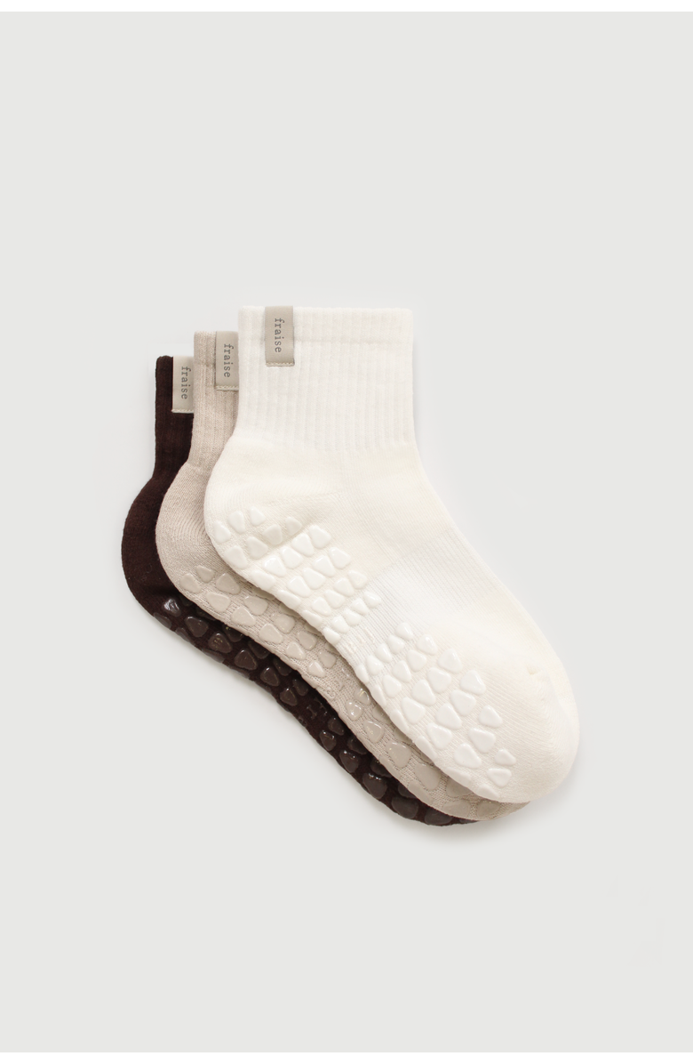 Fraise The Sable Set Grip Socks, Main, color, Assorted