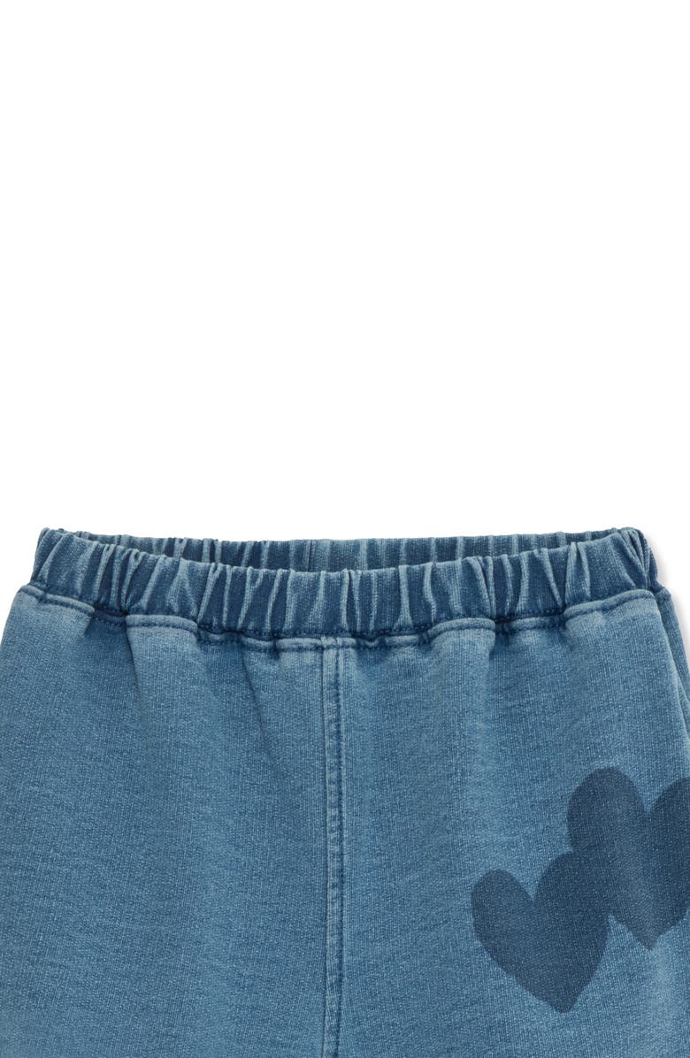 Peek Essentials Love Appliqué Graphic Sweatshirt & Knit Pants Set, Alternate, color, 