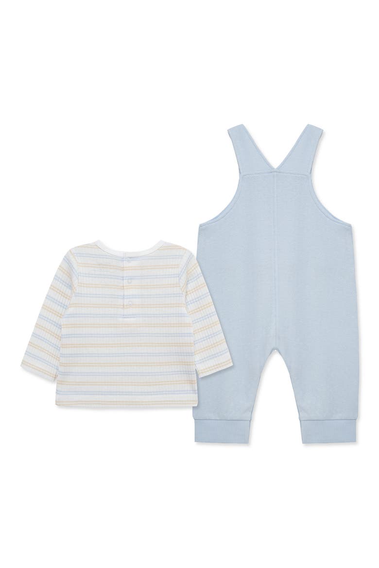 Dashing Organic Cotton Overall Set, Alternate, color, BLUE