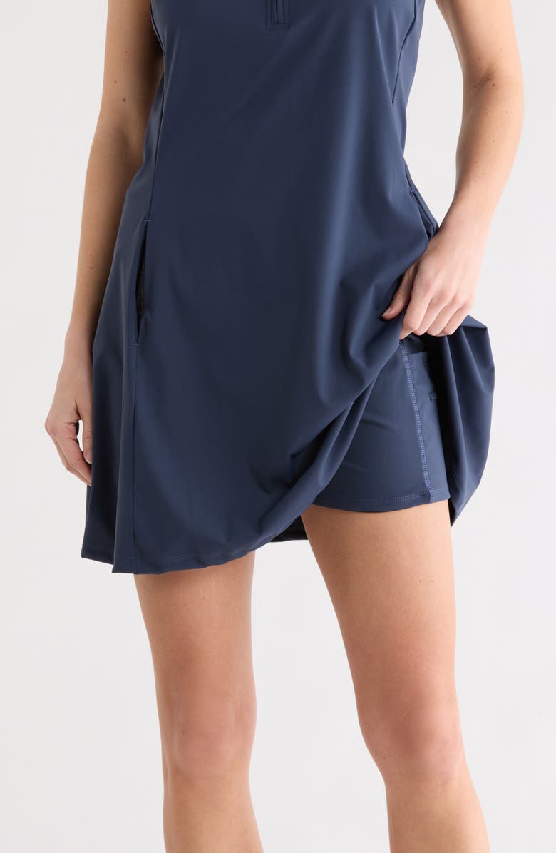 Swannies Millie Polo Dress & Shorts Set, Alternate, color, Navy