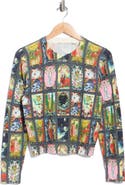 Alice + Olivia Carolee Printed Sweater