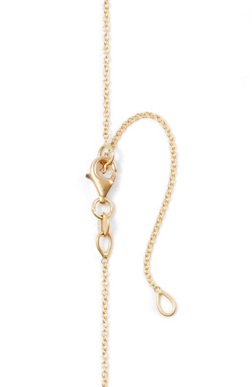Bony Levy 18k Gold Pavé Diamond Initial Pendant Necklace In 18k Yellow Gold - E