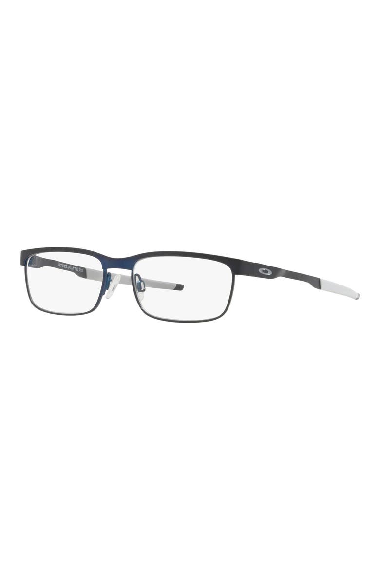 Kids' Steel Plate™ XS 48mm Rectangular Optical Glasses, Alternate, color, BLACK