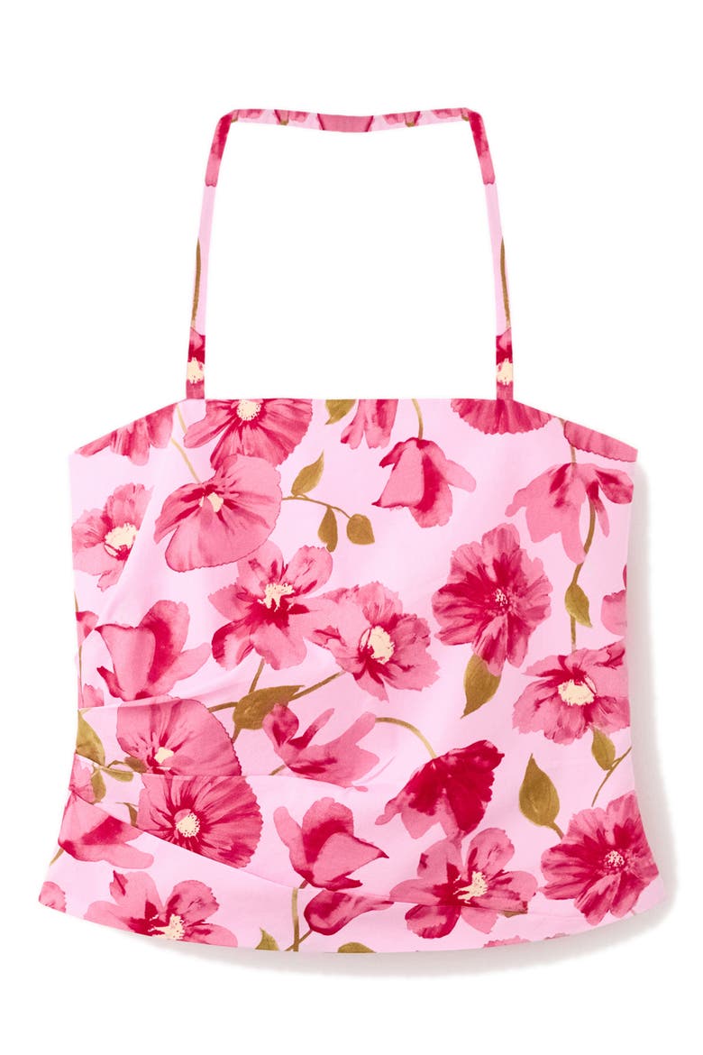 Floral Halter Neck Top, Alternate, color, PINK