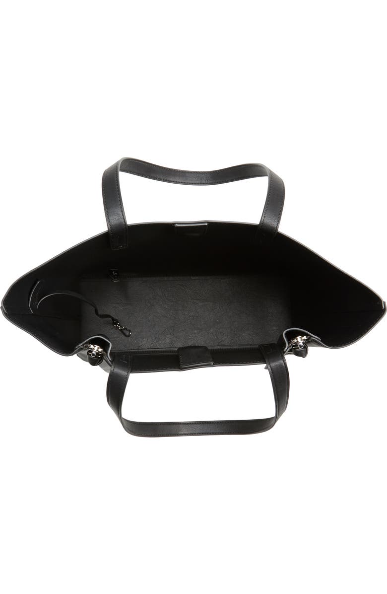 Chelsea28 Leigh Faux Leather Tote & Zip Pouch, Alternate, color,