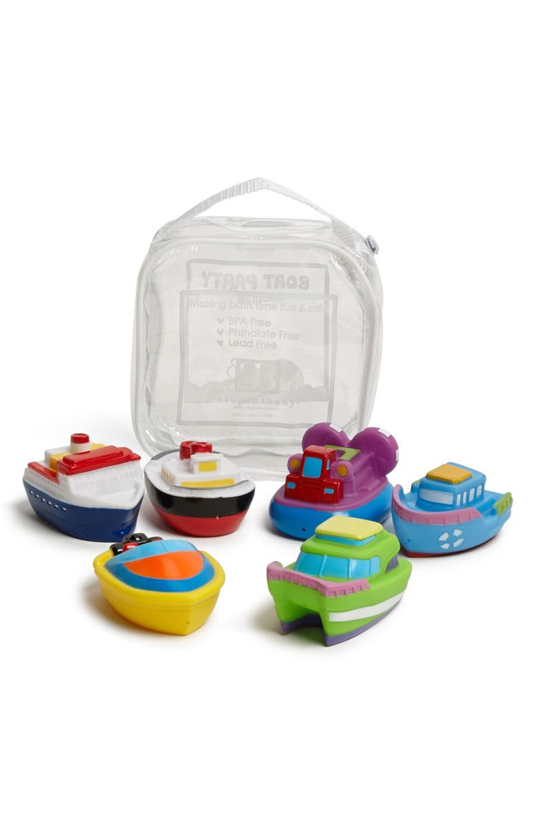 Elegant Baby Squirtie Bath Set, Main, color, Boat