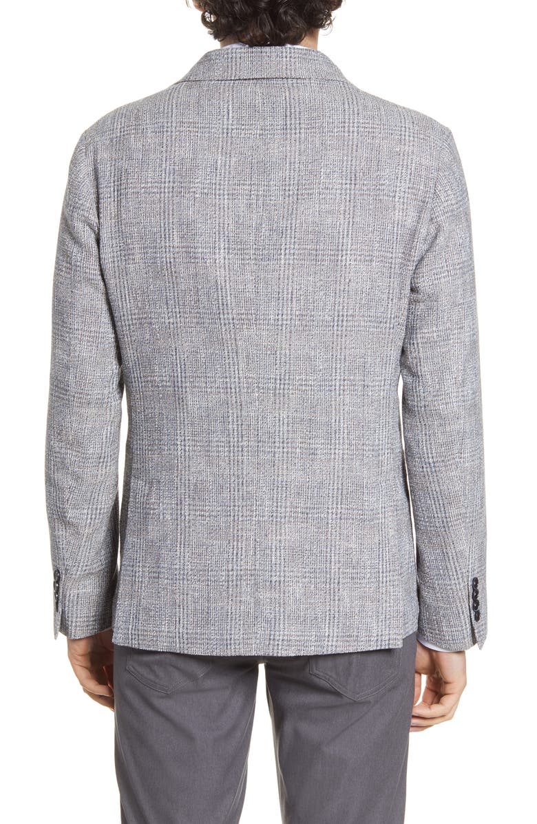 Nordstrom Signature Trim Fit Plaid Sport Coat, Alternate, color, 