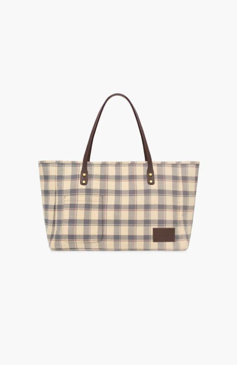 Large Plaid Bag