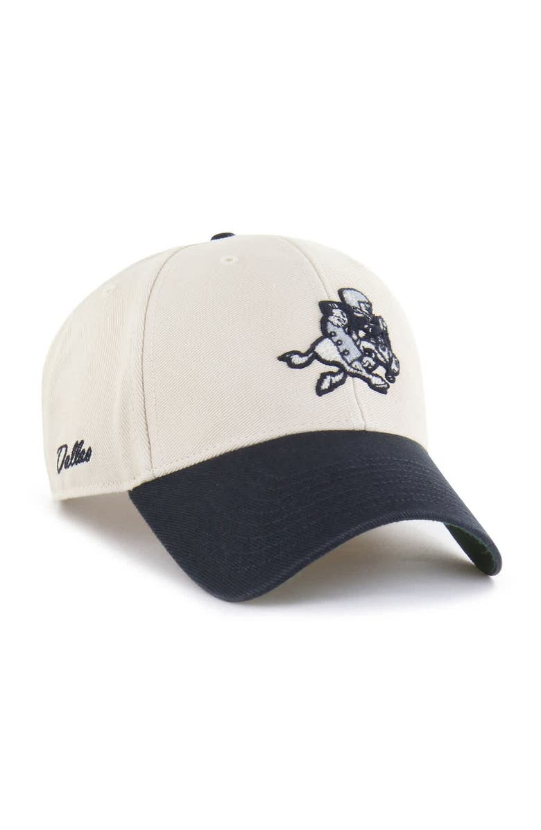 '47 Men's '47 Cream Dallas Cowboys Fairfield MVP Structured Adjustable Hat, Main, color, Cream