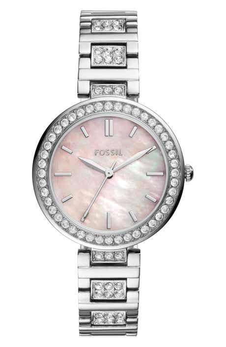 Fossil Karli Three Hand Quartz Bracelet Watch, 32mm
