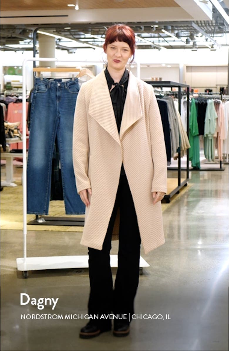 Drape Front Rib Jacket, sales video thumbnail