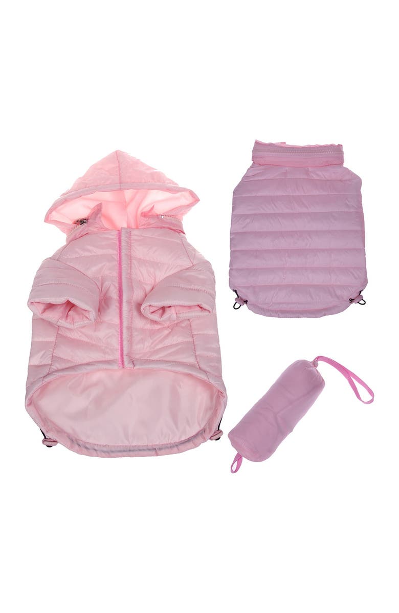 PETKIT Extra Large Pink Sporty Avalanche Dog Coat, Alternate, color,