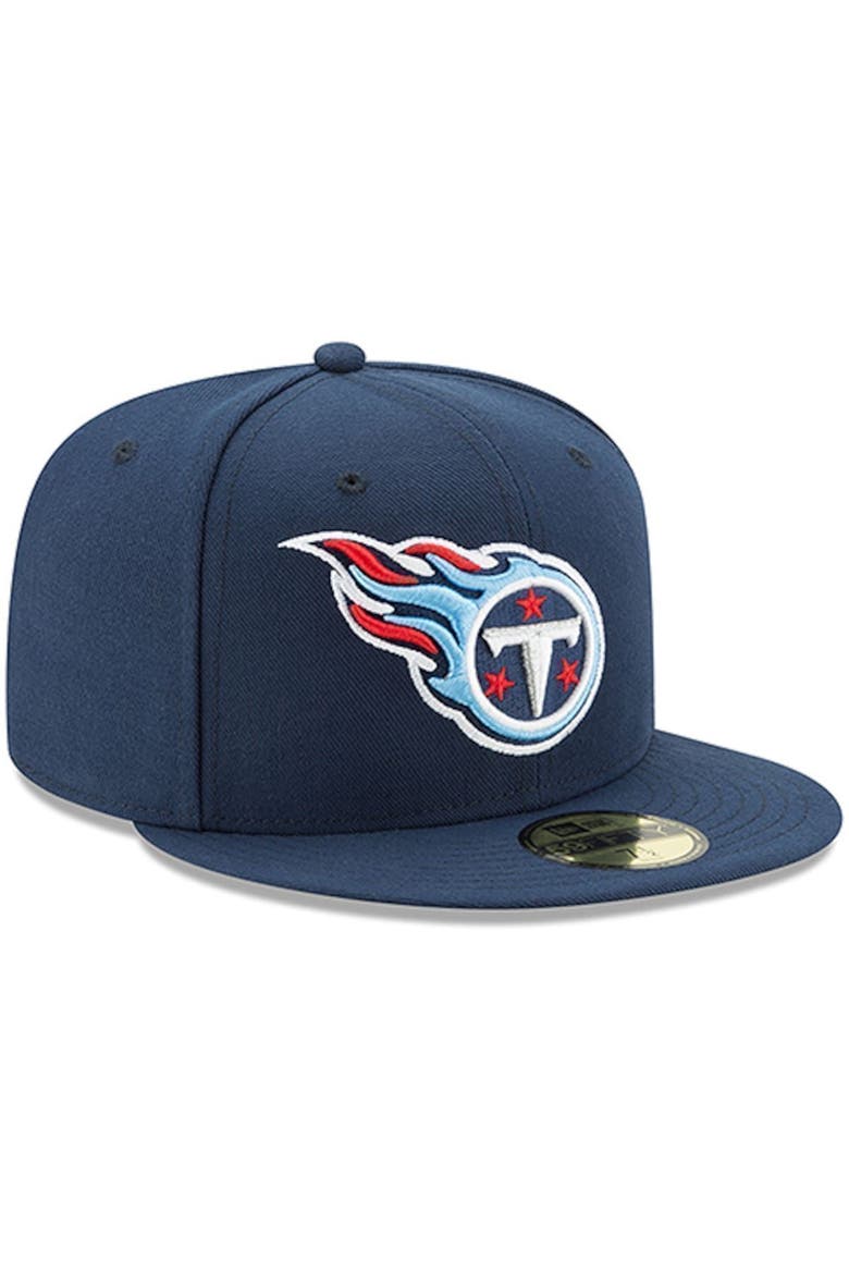 Men's New Era Navy Tennessee Titans Omaha 59FIFTY Hat, Alternate, color, NAVY