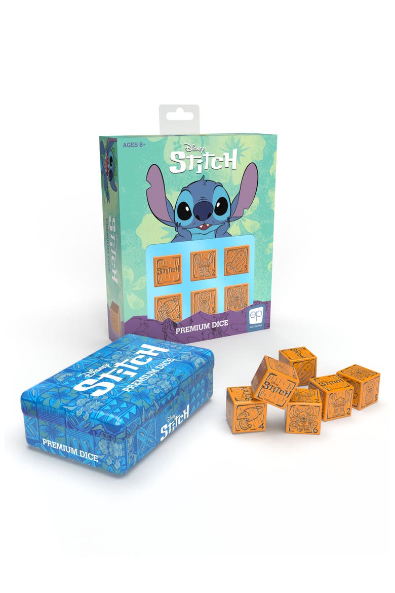 x Disney® 'Lilo & Stitch' Premium Dice Set, Alternate, color, BLUE MULTI