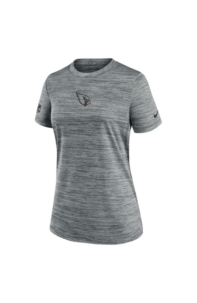 Nike Women's Nike Gray Arizona Cardinals Sideline Velocity Performance T-Shirt, Alternate, color, Gray