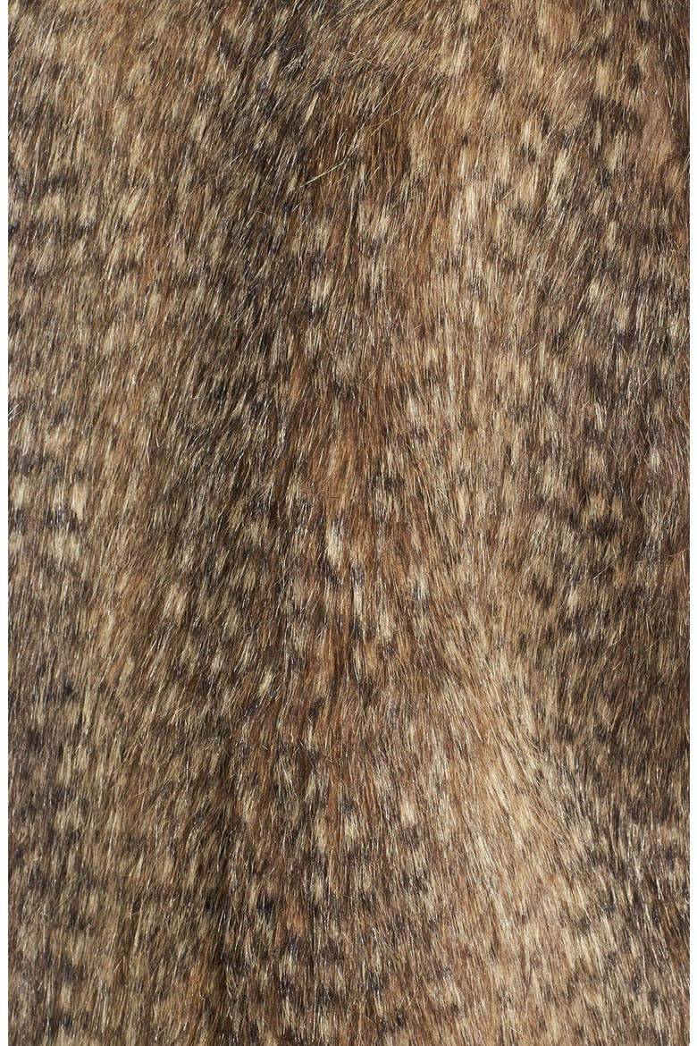 Faux Fur Vest, Alternate, color, MULTI