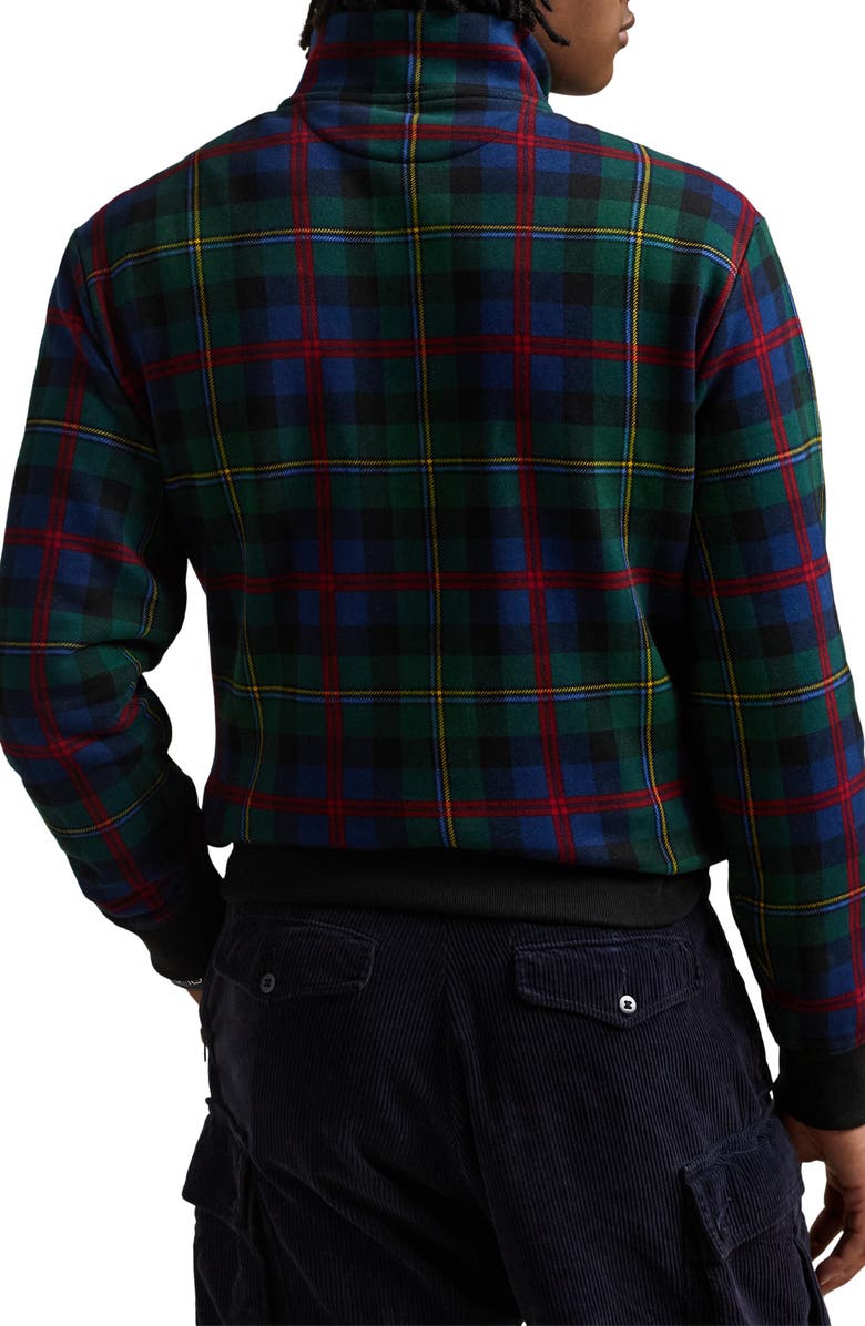 Polo Ralph Lauren Heritage Plaid Sueded Fleece Quarter Zip Pullover, Alternate, color, 