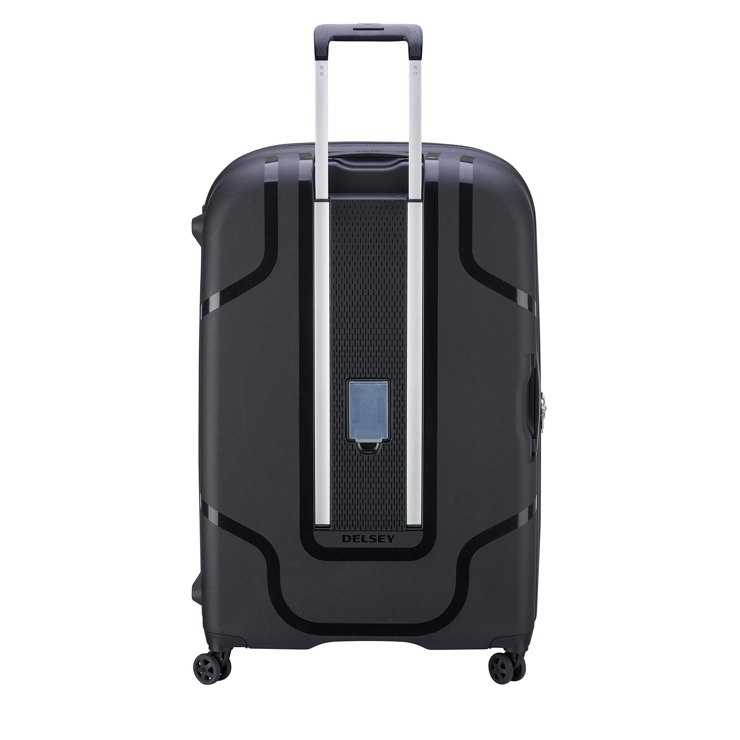 Delsey Paris Clavel Hardside Large Expandable Luggage with Spinner Wheels, Alternate, color, Black