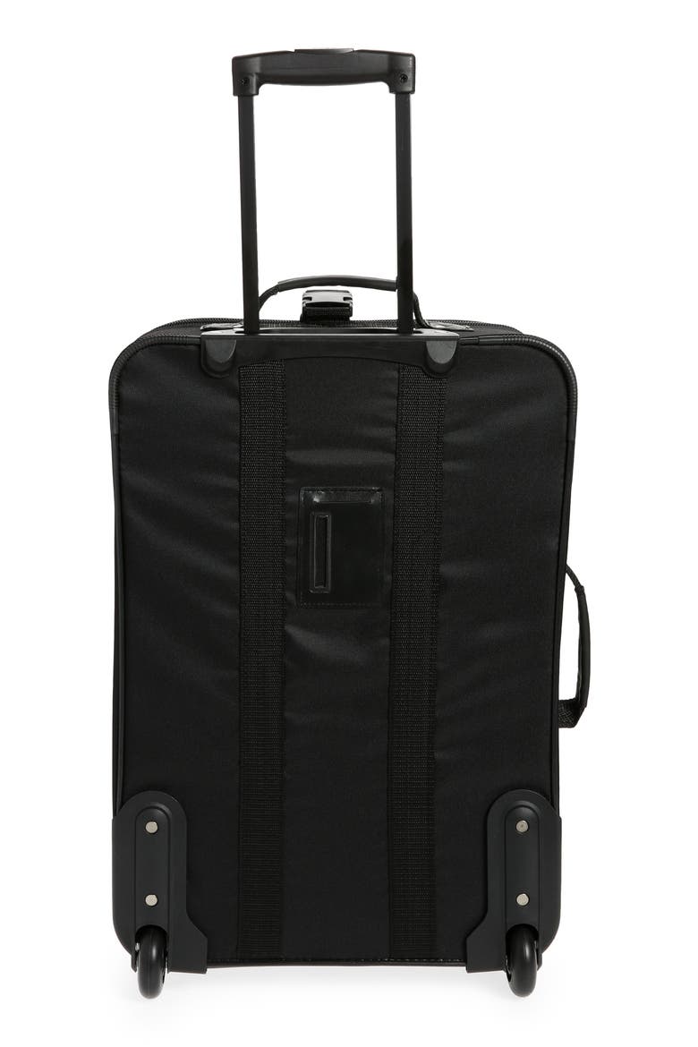 21-Inch Rolling Carry-On, Alternate, color, BLACK W/ GREY