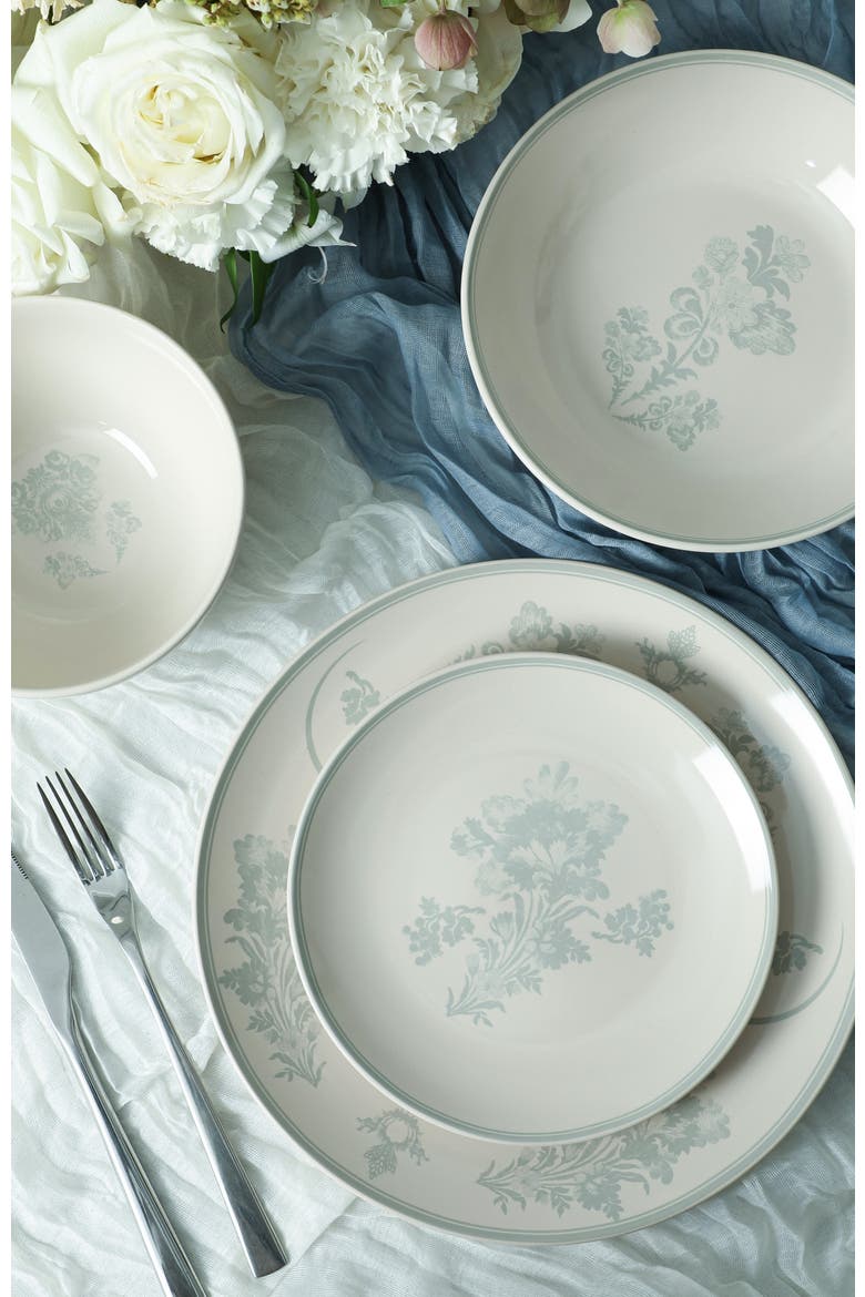 Opal Stoneware 16-Piece Dinnerware Set, Alternate, color, Grey