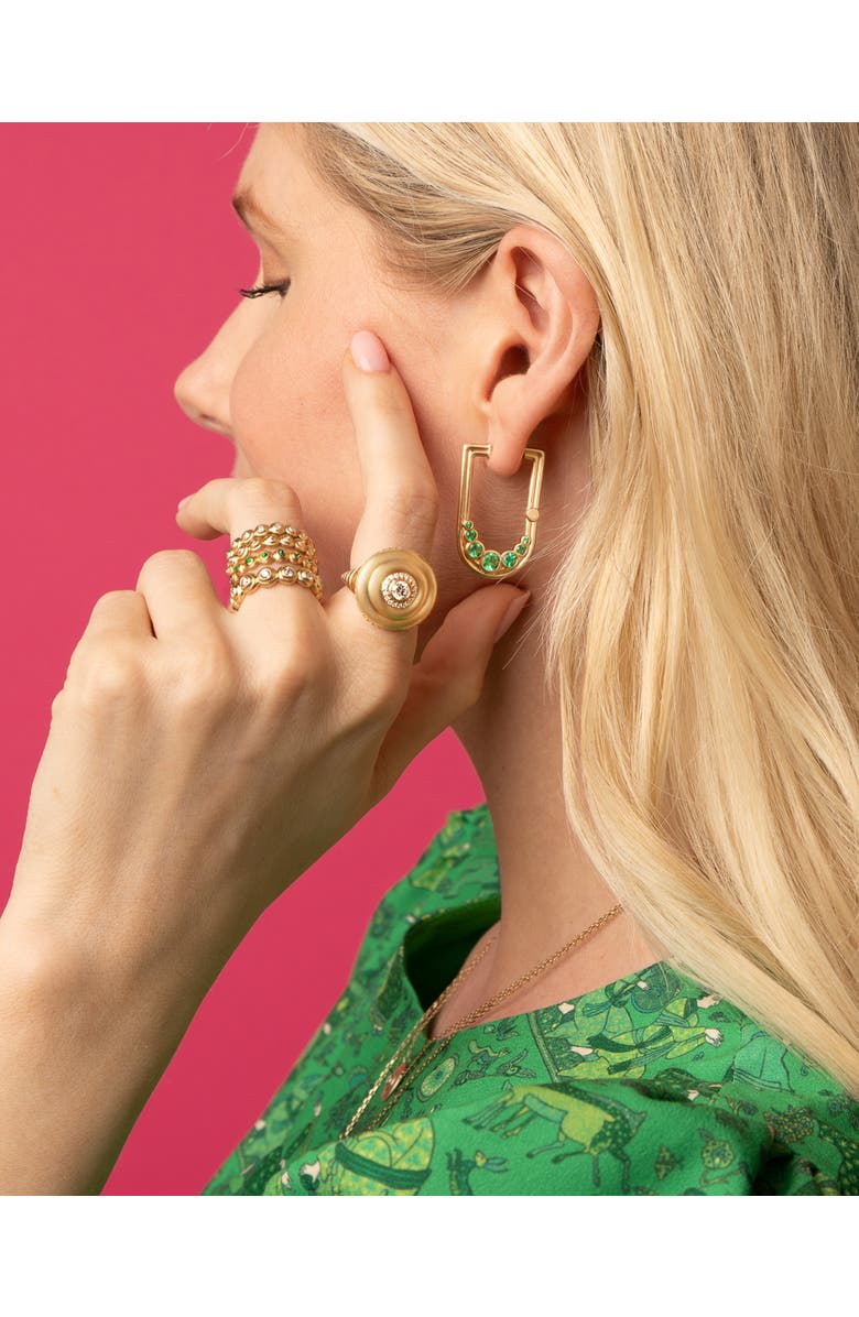 Campbell + Charlotte Evolve Bubble Ring, Alternate, color, Diamond-Gold