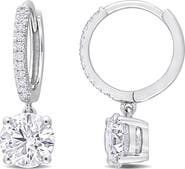 Julianna B. Lab-Grown Diamond Dangle Huggie Earrings 14k
