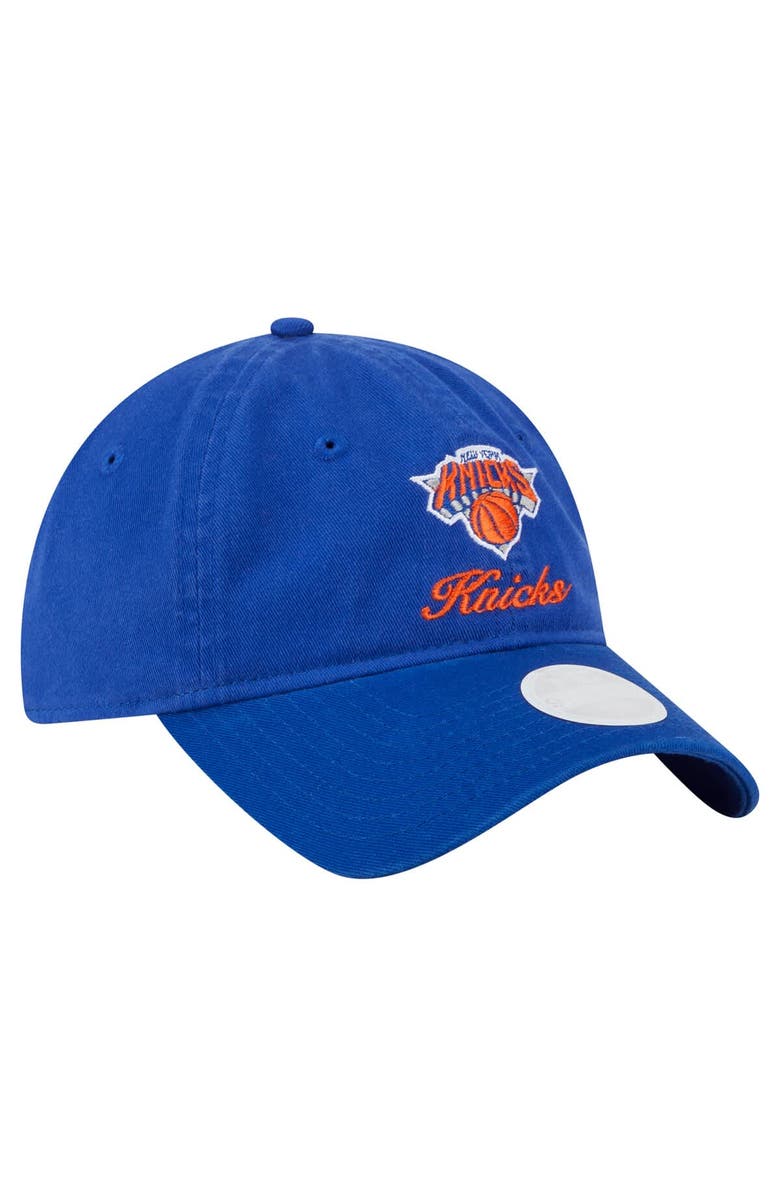 New Era Women's New Era  Blue New York Knicks Gameday Preppy 9TWENTY Adjustable Hat, Alternate, color, 