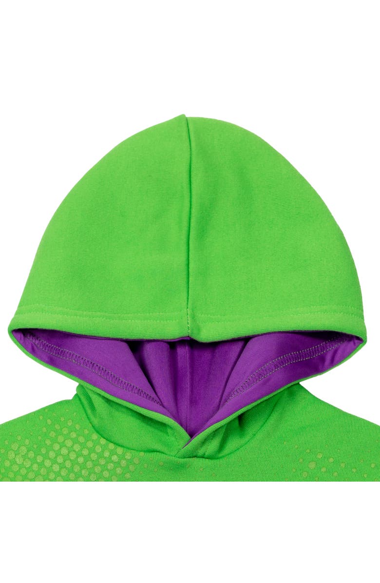 Marvel Comics Boys' Fleece Pullover Hoodie, Alternate, color, Hulk Green