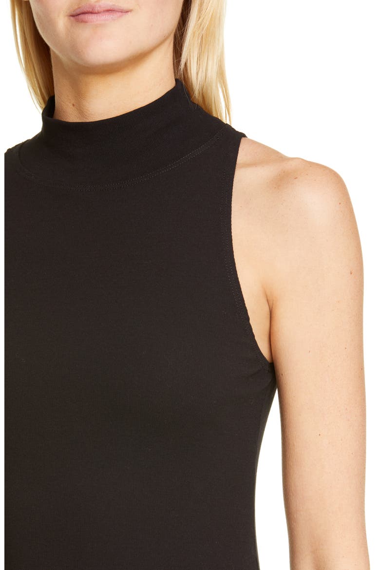 One-Shoulder Top, Alternate, color, BLACK