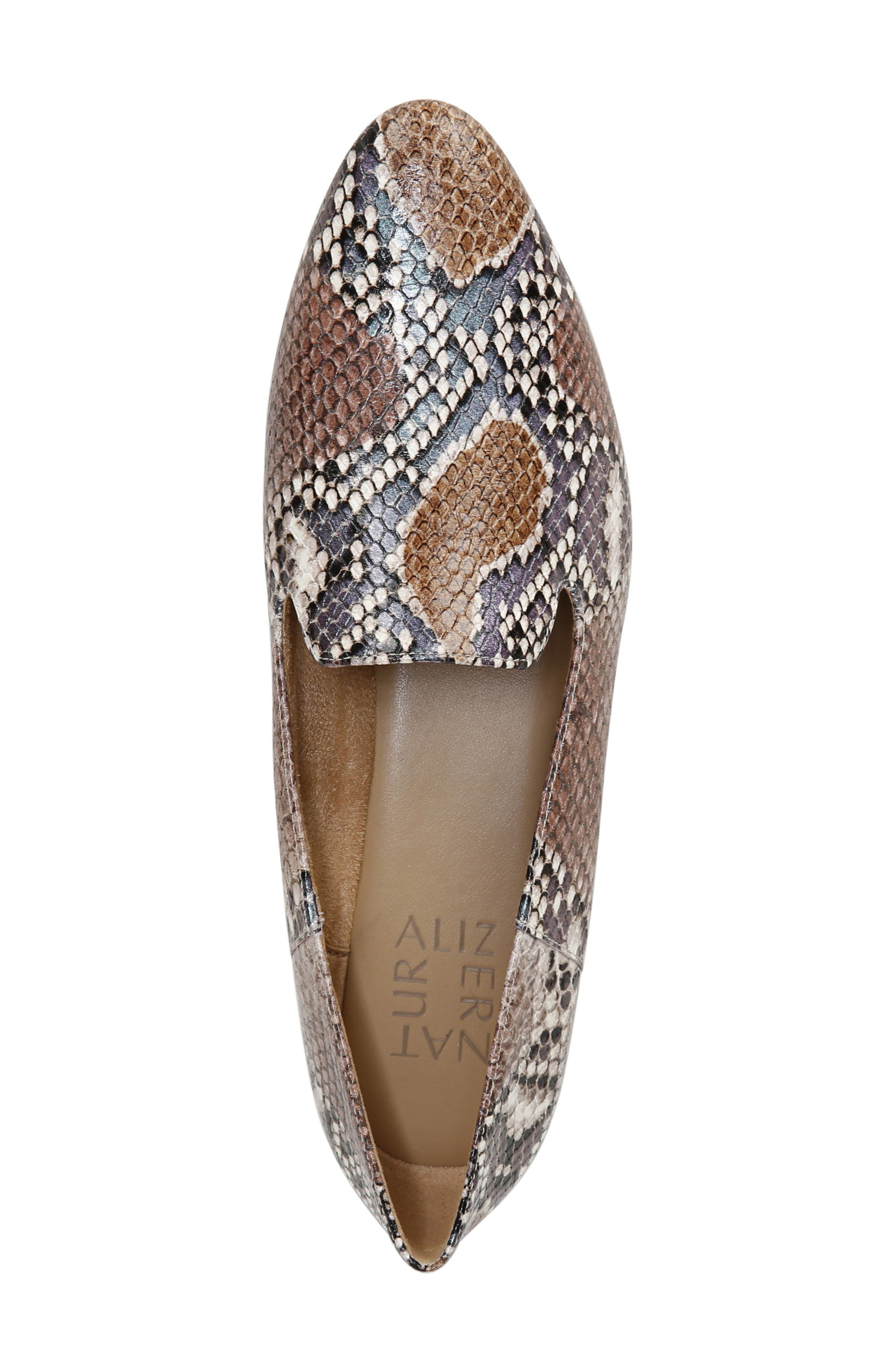 Lorna Collapsible Heel Loafer, Alternate, color, PASTEL SNAKE PRINT