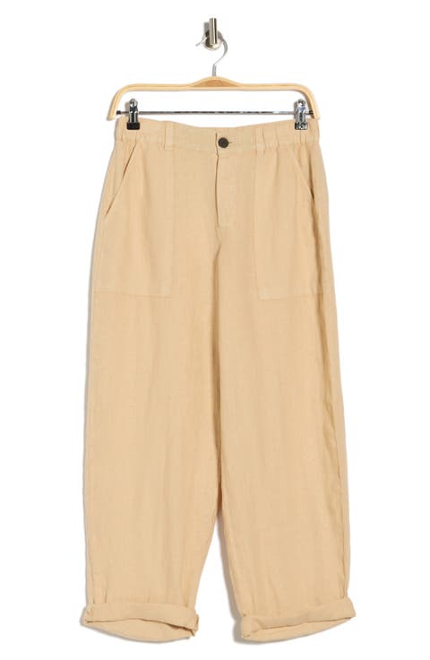 Cruiser Relaxed Straight Leg Linen Pants