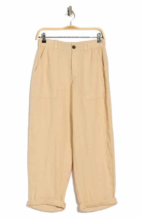 Sanctuary Cruiser Relaxed Straight Leg Linen Pants