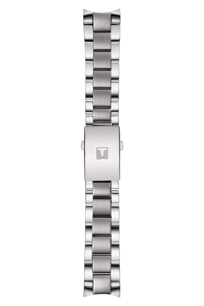Gent XL Classic Bracelet Watch, 42mm, Alternate, color, SILVER/ BLACK/ SILVER