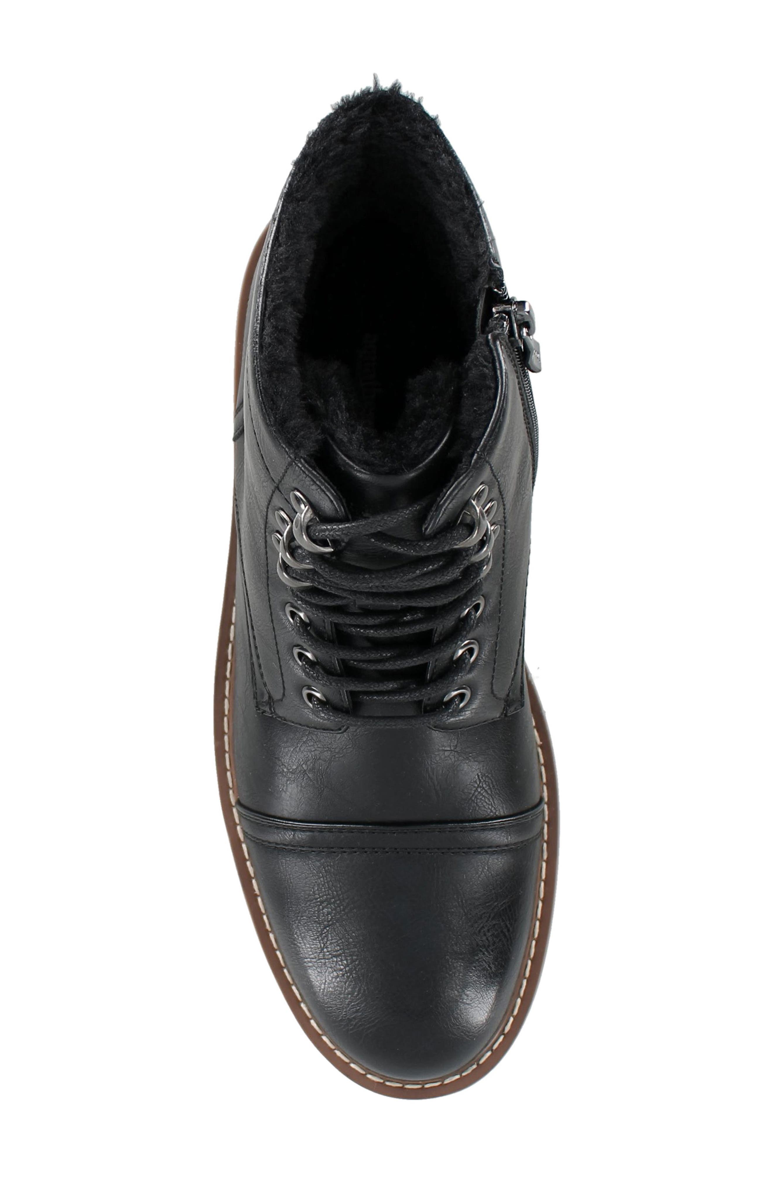 AQUATHERM BY SANTANA CANADA Chappy Faux Fur Lined Combat Boot, Alternate, color, 