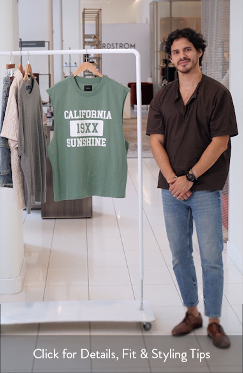 Sunshine Graphic Muscle Tank, sales video thumbnail