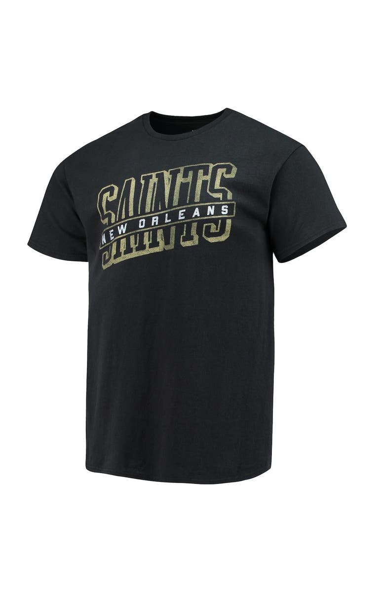 Junk Food Men's Junk Food Black New Orleans Saints Local T-Shirt, Alternate, color,